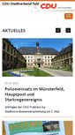 Mobile Screenshot of cdu-fulda.de